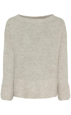 Online Strik - Lenora - Crema Striktrøjer & Sweat