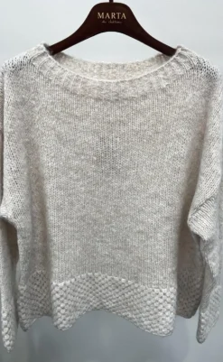 Online Strik - Lenora - Crema Striktrøjer & Sweat