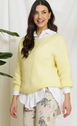 Strik - Rosa - Primula Striktrøjer & Sweat