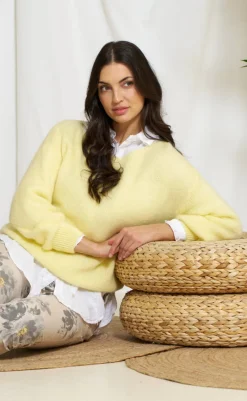 Strik - Rosa - Primula Striktrøjer & Sweat