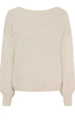 New Strik - Rosa - Beige Striktrøjer & Sweat