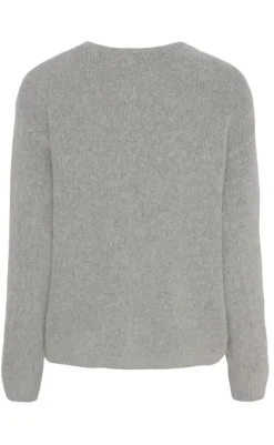 New Striktrøje - Kiki - Light Grey Striktrøjer & Sweat