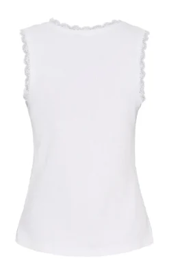 Discount Top - Gaia - White T-shirts & Toppe