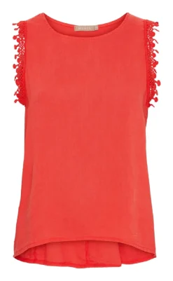 Top - Holly - Red T-shirts & Toppe