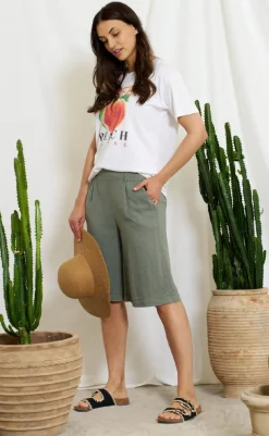 New T-shirt - Inge - White Peach T-shirts & Toppe