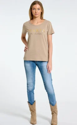 Best T-shirt - Jeanette - Sand T-shirts & Toppe