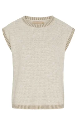 Discount Vest - Antonine - Beige/LightCamel Veste