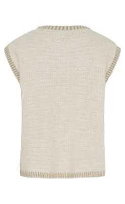 Discount Vest - Antonine - Beige/LightCamel Veste