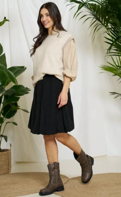 Discount Vest - Antonine - Beige/LightCamel Veste