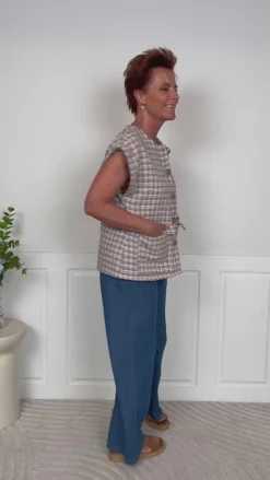 Clearance Vest - Loretta - Blue Veste