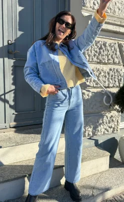 Jeans - Adanna - Light Blue Bukser & Jeans