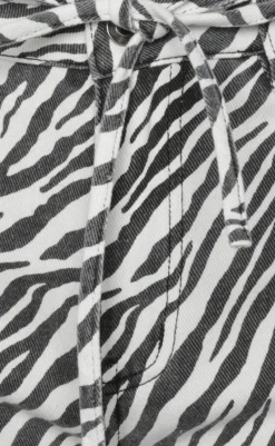 Outlet Jeans - Adanna Zebra - Black Bukser & Jeans