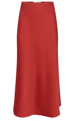 Hot Nederdel - Gebry Satin - Fiery Red Nederdele