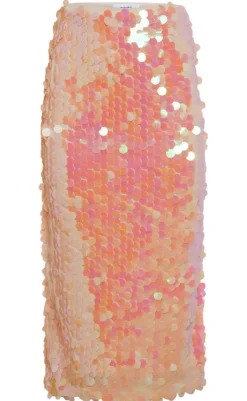 Online Nederdel - Lubinu - Cadmium Orange Nederdele