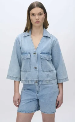 Discount Skjorte - Amarie - Light Blue Skjorter