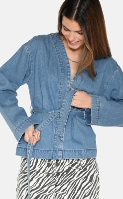 Skjorte - Nila - Medium Blue Skjorter