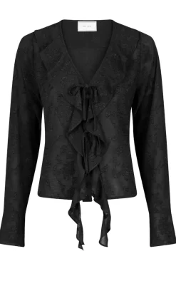 New Bluse  - Anika - Black Bluser