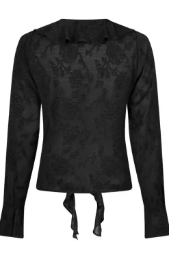 New Bluse  - Anika - Black Bluser