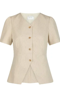 Hot Bluse - Jules - Sand Bluser