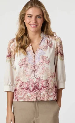 Discount Bluse - Roselle Artist - Ivory Bluser