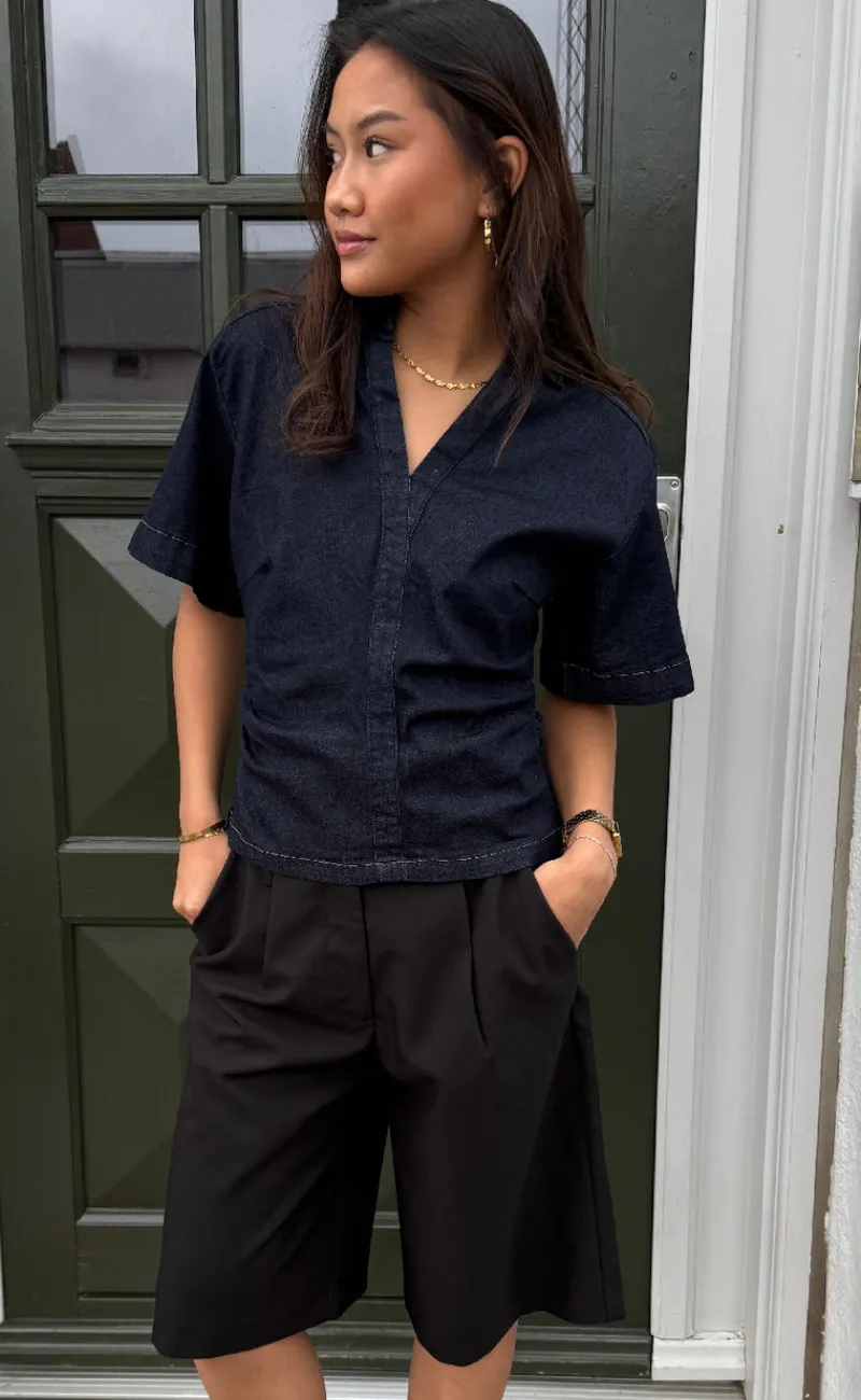 Clearance Bluse - Spenda - Dark Blue Bluser