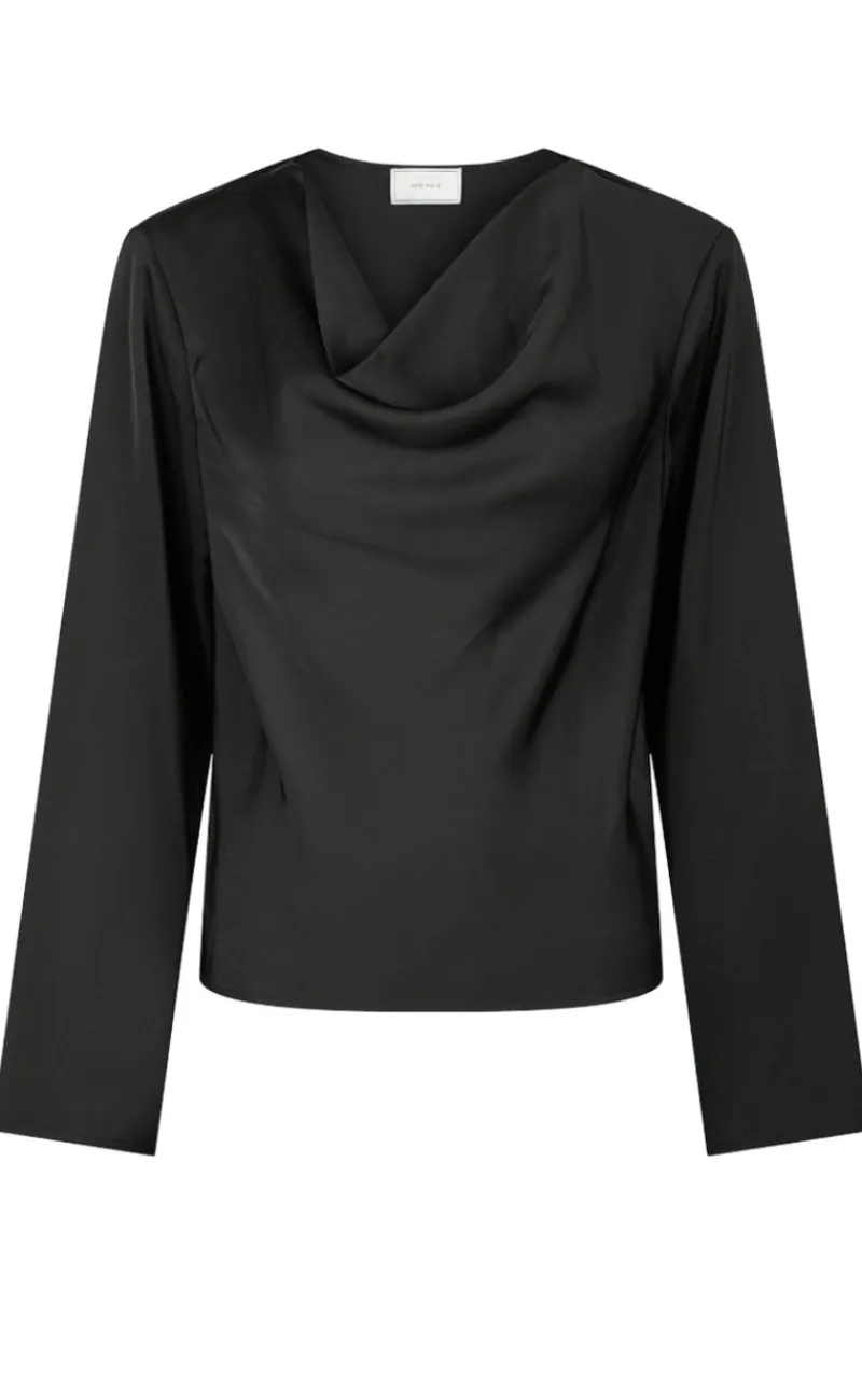 Hot Bluse - Vallista - Black Bluser