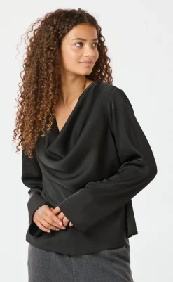 Hot Bluse - Vallista - Black Bluser
