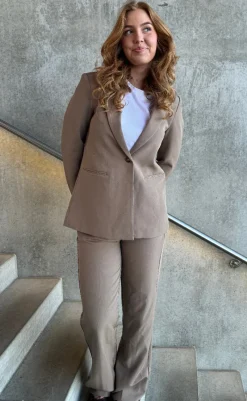 Clearance Bukser - Alice Suit - Dusty Brown Bukser & Jeans