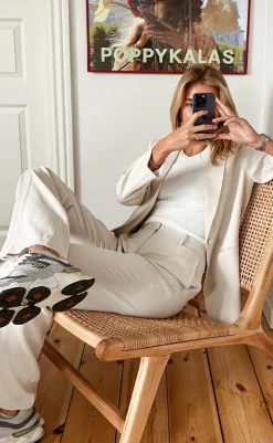 Best Bukser - Alice Woven - Ivory Bukser & Jeans