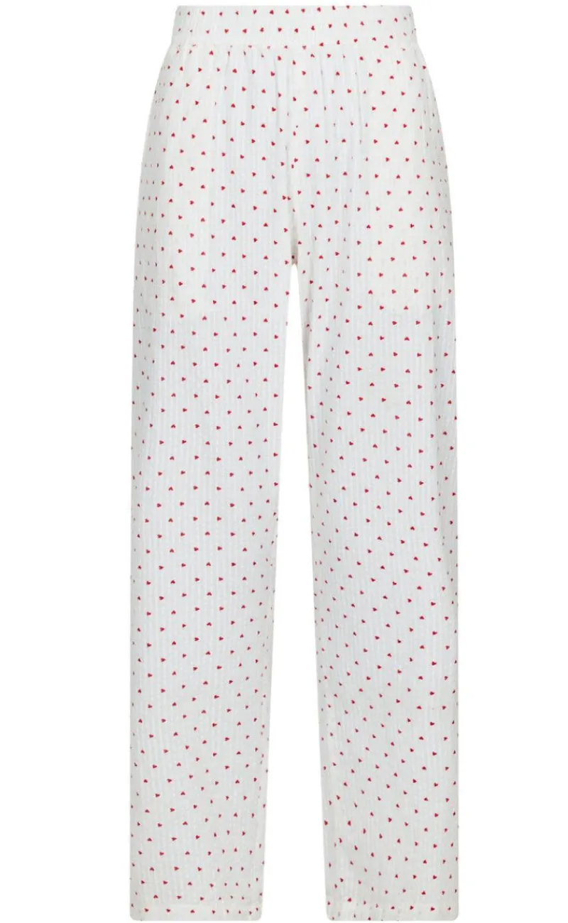 Clearance Bukser - Astra Heart - White Bukser & Jeans