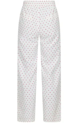 Clearance Bukser - Astra Heart - White Bukser & Jeans