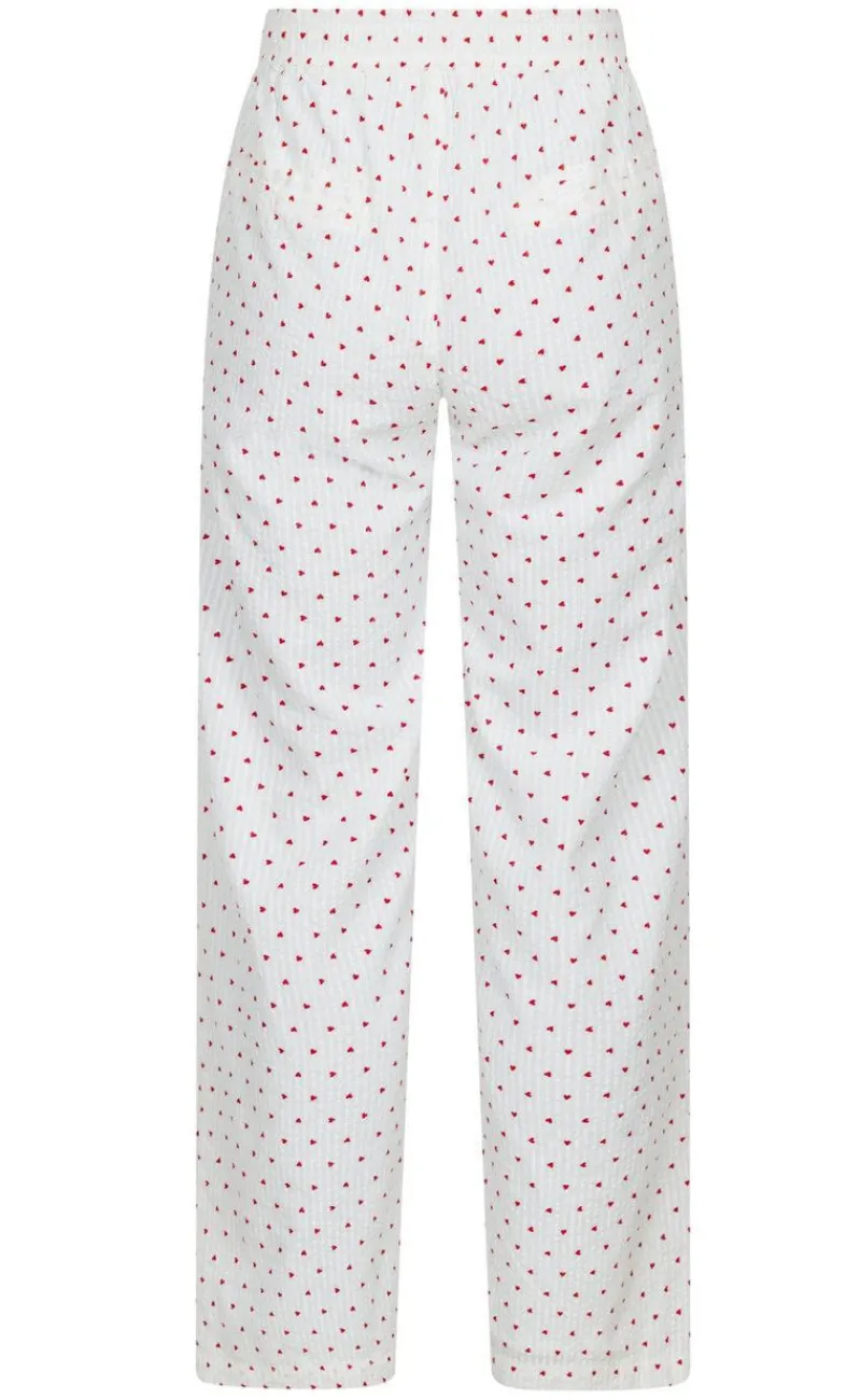 Clearance Bukser - Astra Heart - White Bukser & Jeans