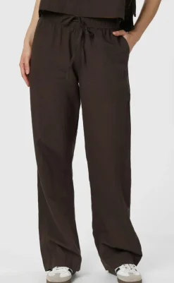 Sale Bukser - Sonar Linen - Dark Brown Bukser & Jeans