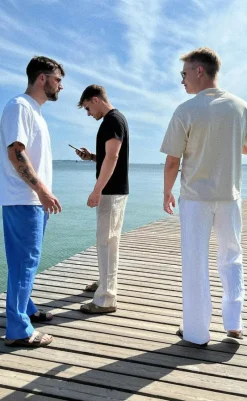 Discount Bukser - Sonar Linen - Sand Bukser & Jeans