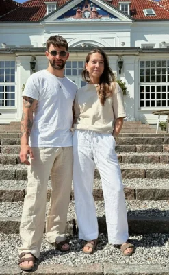 Discount Bukser - Sonar Linen - Sand Bukser & Jeans