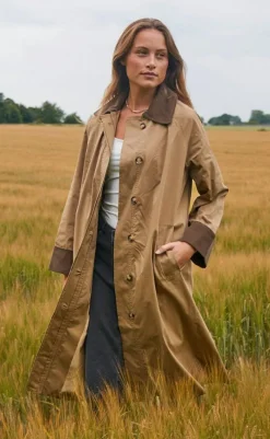 Discount Frakke - Anneli - Khaki Jakker & Frakker|Alt Overtøj