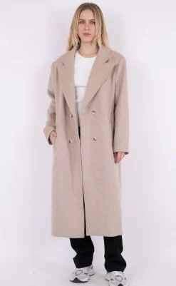 Discount Frakke - Williams - Beige Melange Jakker & Frakker|Alt Overtøj