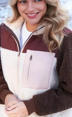 Sale Jakke - Eagle Teddy - Burgundy Jakker & Frakker|Alt Overtøj