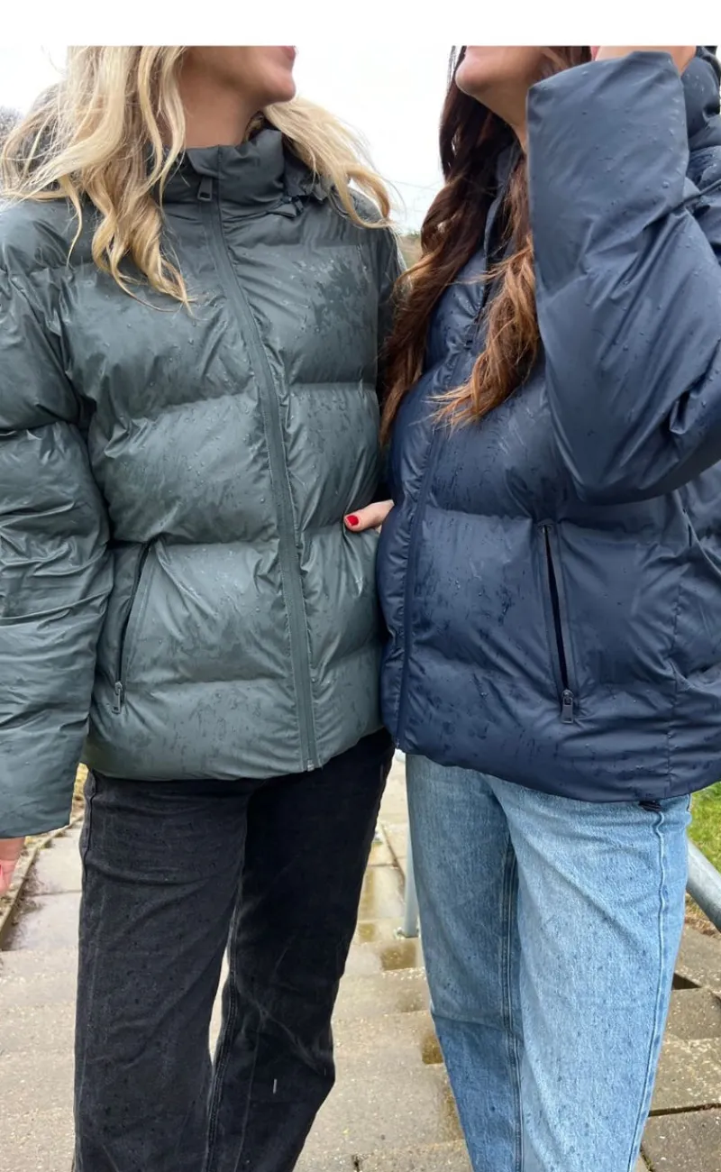 Hot Jakke - Fox Puffer - Smoke Green Jakker & Frakker|Alt Overtøj