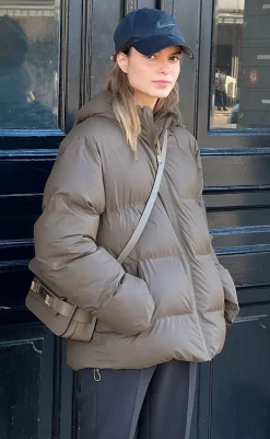 New Jakke - Fox Puffer - Dark Taupe Jakker & Frakker|Alt Overtøj