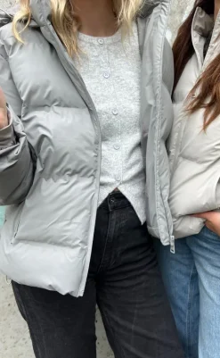 Jakke - Fox Puffer - Light Grey Jakker & Frakker|Alt Overtøj