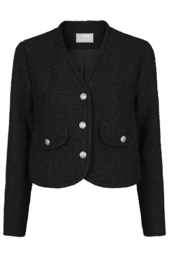 Best Jakke - Manua Boucle - Black Jakker & Frakker|Alt Overtøj