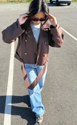 Online Jakke - Sia F - Chocolate Brown Jakker & Frakker|Alt Overtøj