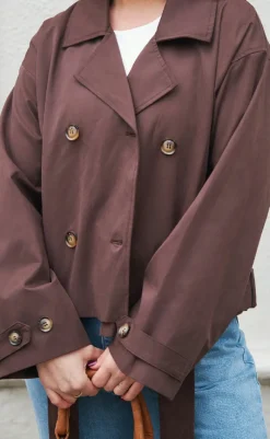 Online Jakke - Sia F - Chocolate Brown Jakker & Frakker|Alt Overtøj