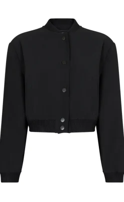 Outlet Jakke - Vaccaro Solid Bomber - Black Jakker & Frakker|Alt Overtøj