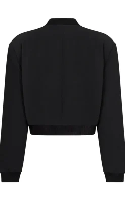 Outlet Jakke - Vaccaro Solid Bomber - Black Jakker & Frakker|Alt Overtøj