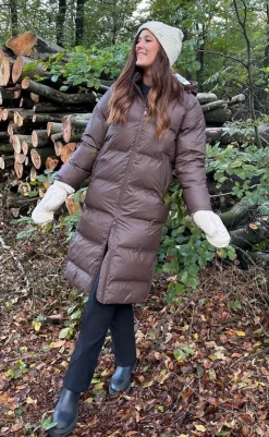 Sale Jakke - Viviana Puffer - Mocca Jakker & Frakker|Alt Overtøj