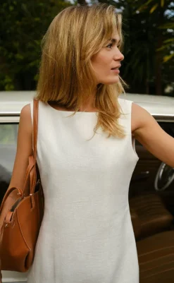 Best Kjole - Bruna Ramie - Off White Kjoler