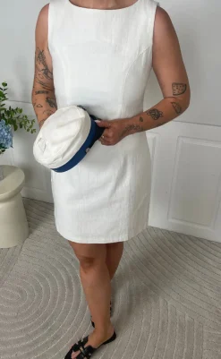 Best Kjole - Bruna Ramie - Off White Kjoler