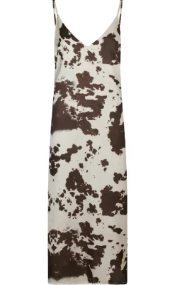 Outlet Kjole - Kamran Cow Print - Brown Kjoler